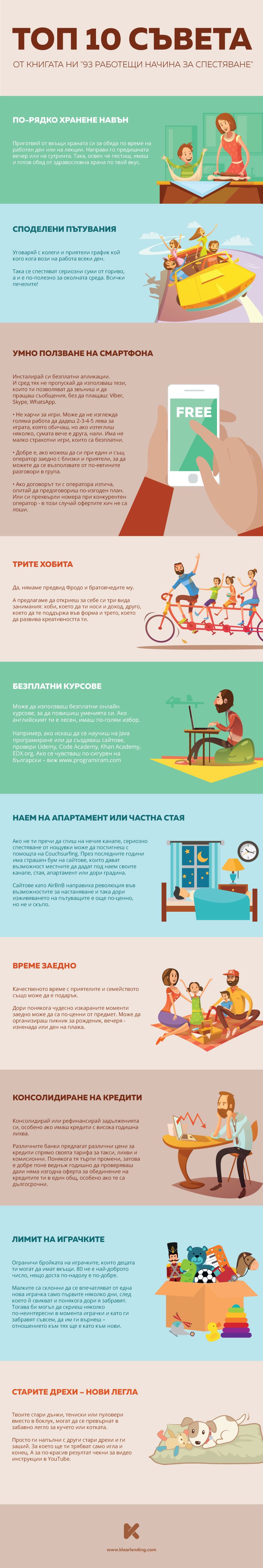 Топ 10 работещи начина за спестяване